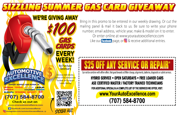 Sizzling Summer Gas Card Giveaway